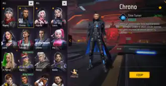 Free Fire Character System