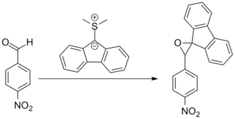 The first example of the Johnson–Corey–Chaykovsky reaction