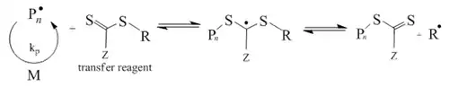 Reversible chain transfer