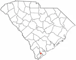 Location of Shell Point, South Carolina