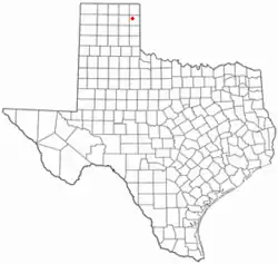 Location of Canadian, Texas