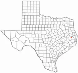 Location of Chester, Texas