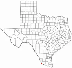 Location of Fronton, Texas