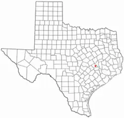 Location of Snook, Texas
