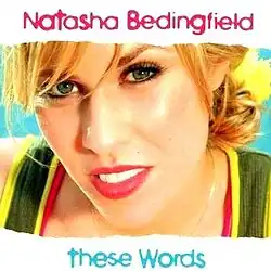 Bedingfield's name sandwiched between her name and the song's title