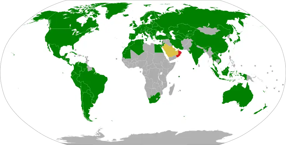 Image 10Visa policy of Oman Oman Visa-free Visa required (from Tourism in Oman)